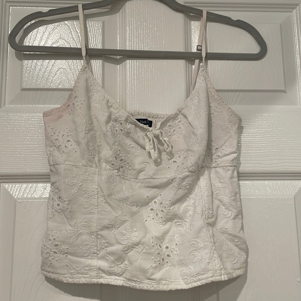 Abercrombie and Fitch eyelet tank top